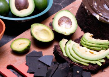 Bolo fit de chocolate e abacate