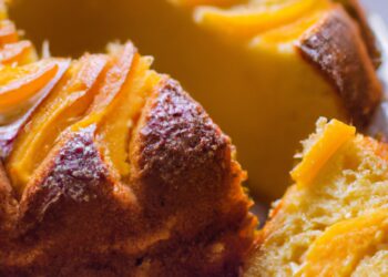 Bolo fit de manga e coco
