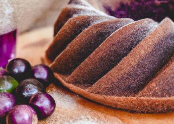 Bolo Fit de Mirtilo com Farinha de Coco e Xarope de Agave