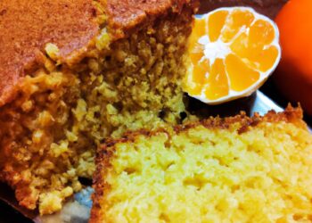 Bolo de amêndoas e laranja: Uma sobremesa cítrica e fit