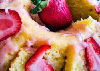 Bolo de morango fitness: Uma explosão de sabor na boca