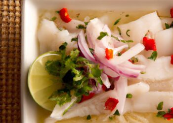 Ceviche de Peixe Branco: Frescor e Sabor