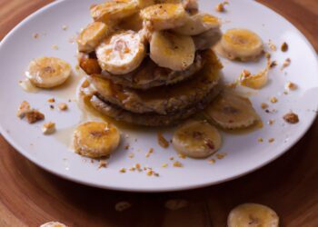 Panqueca fit de banana e aveia