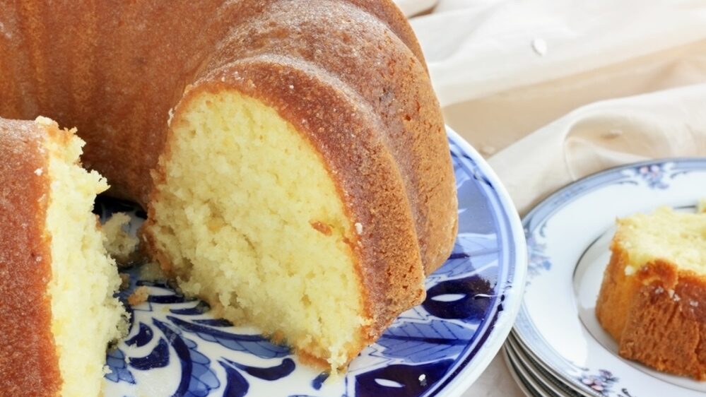 Receita de bolo de fubá com iogurte