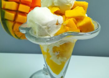 Sorvete de manga e iogurte: sobremesa refrescante e fit