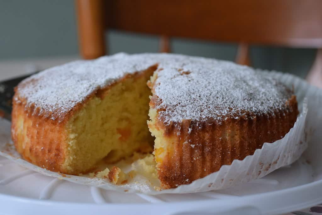 Receita de bolo de damasco diet