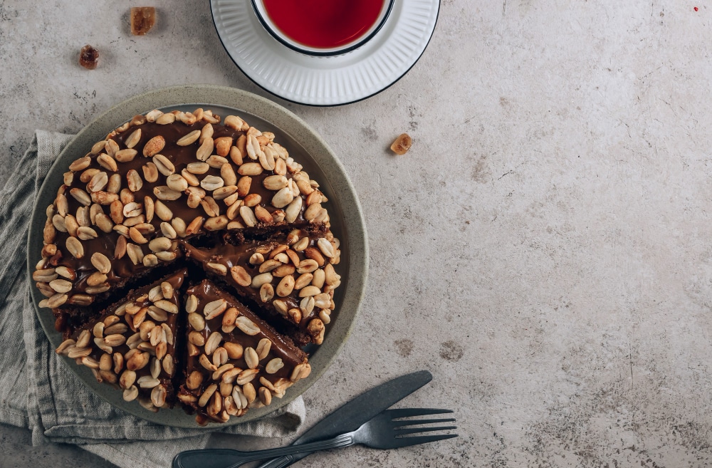 Receita de bolo de amendoim low carb