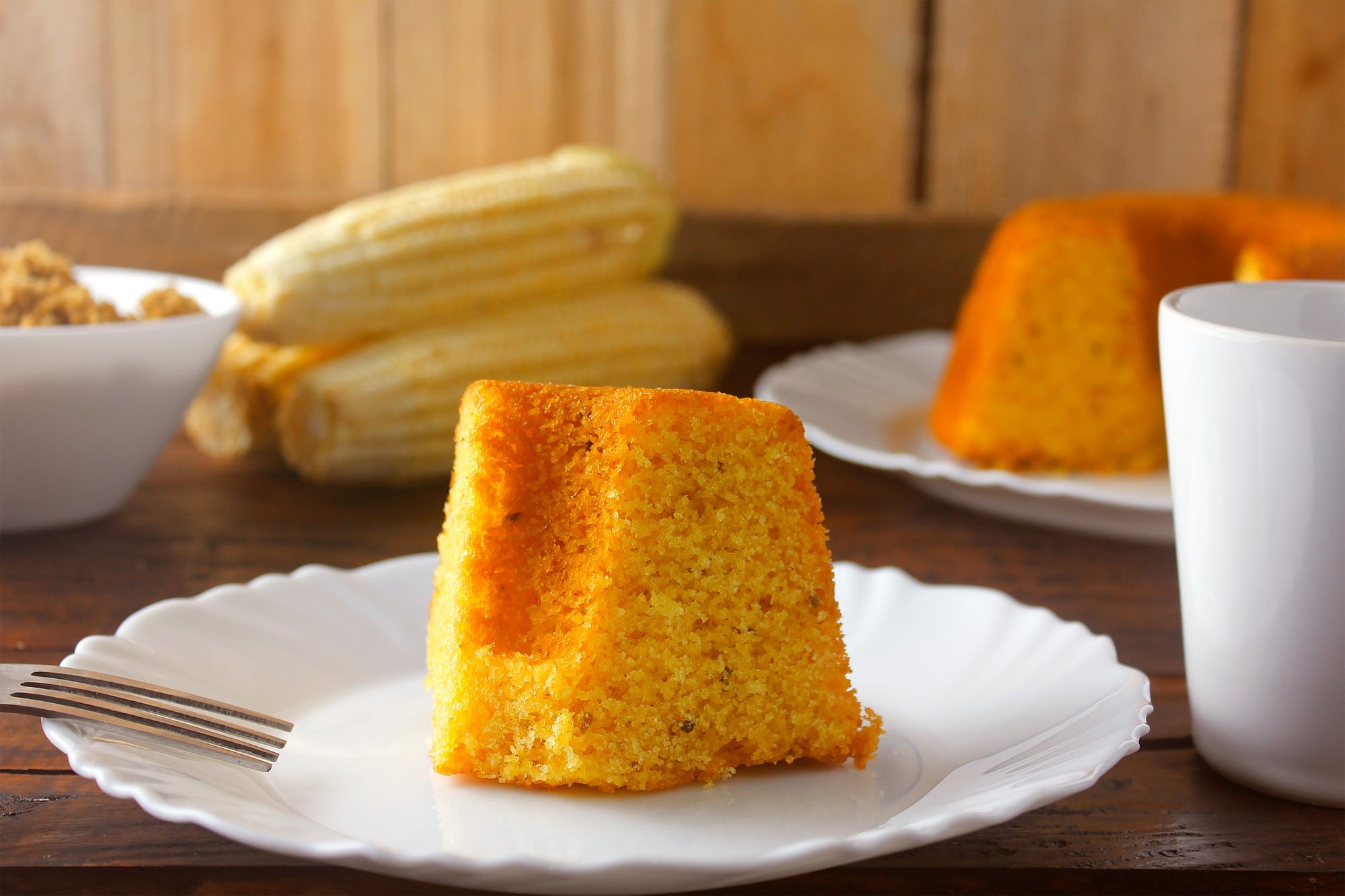Receita de bolo de fubá com milho verde