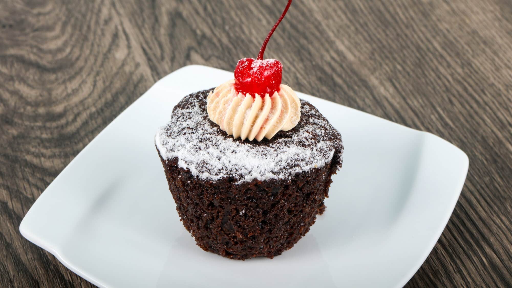 Receita de cupcake de floresta negra