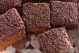 Receita de bolo de nescau
