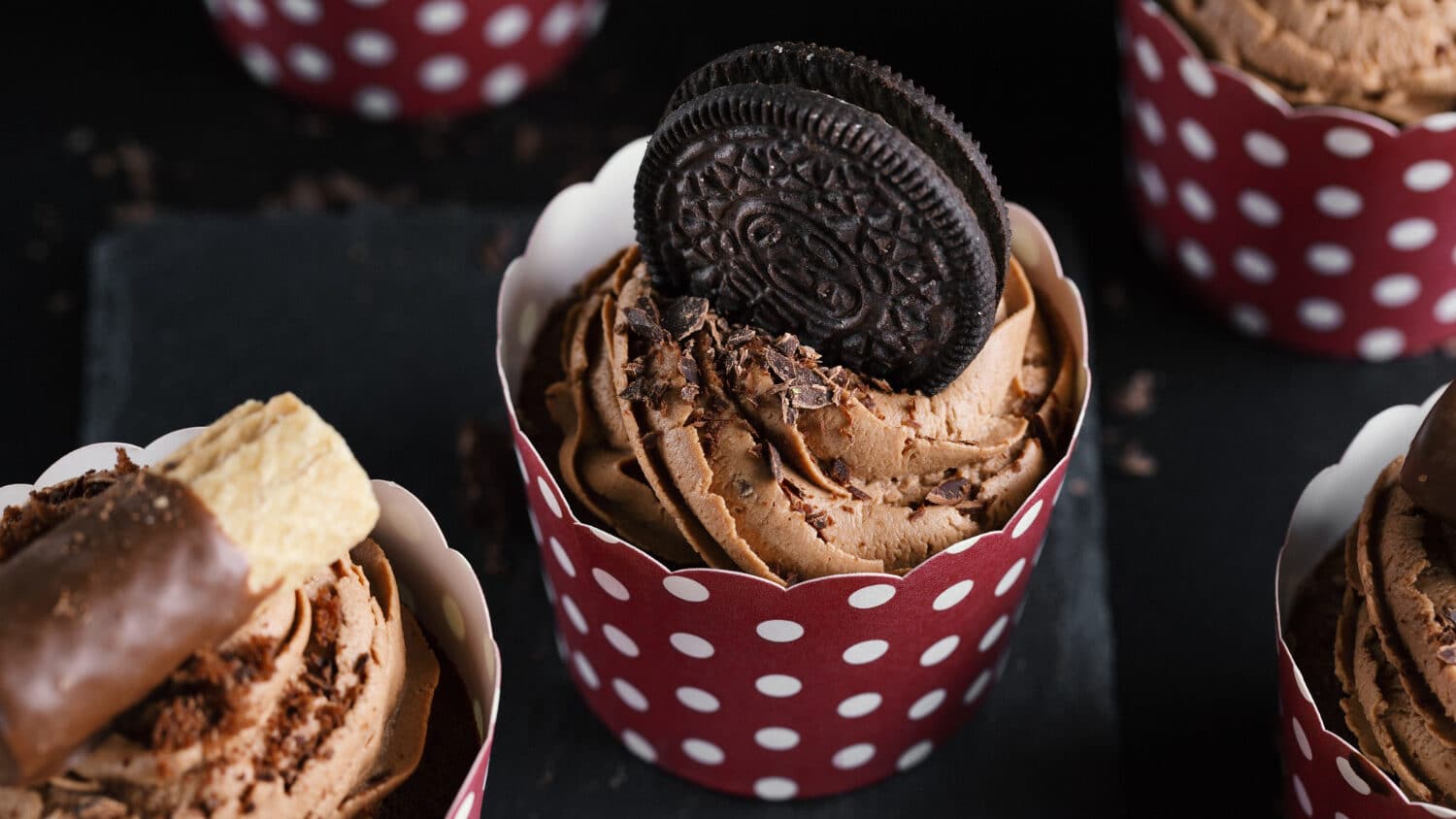 Receita de cupcake de oreo