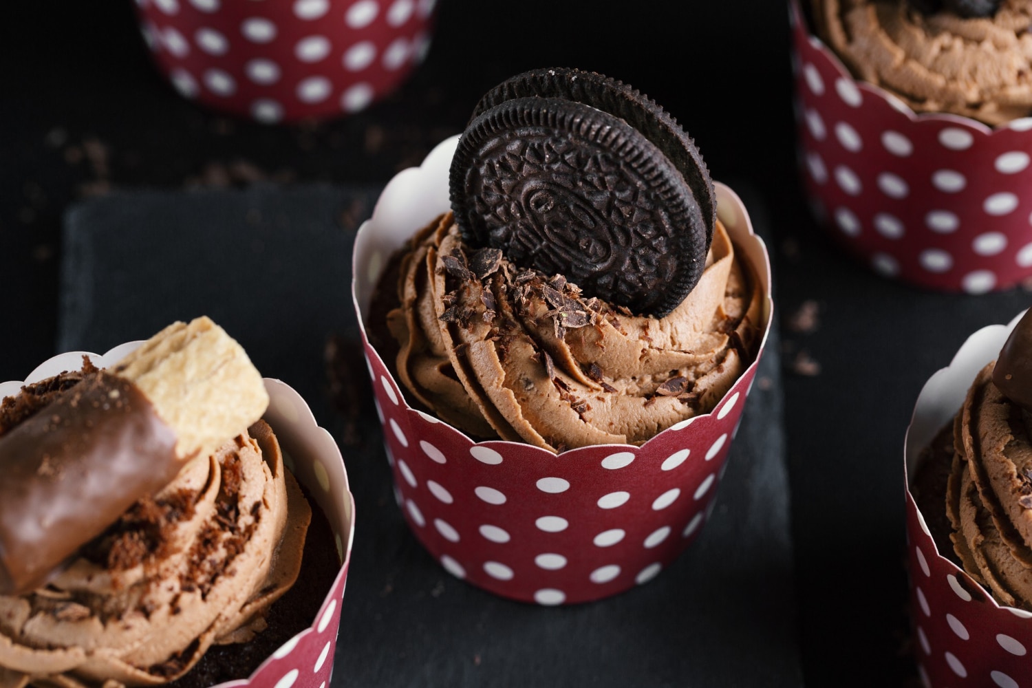 Receita de cupcake de oreo